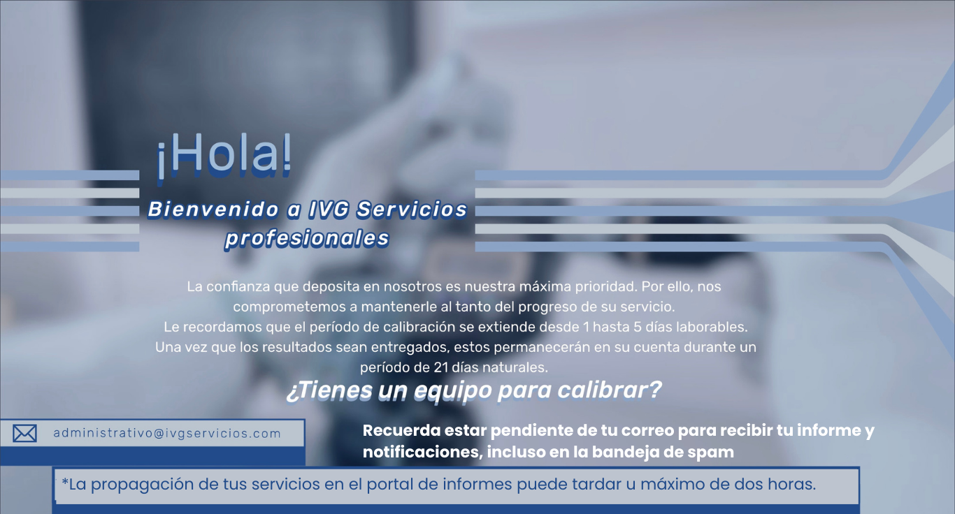 Ejemplo de portal de informes sin informe generado
